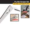 Stainless Steel Pry Bar Scraper, 10 Inch Long, Pry Tool, Scraper and Pry Bar, Metal Pry Tool, Flat Pry Bar, Long Scraper