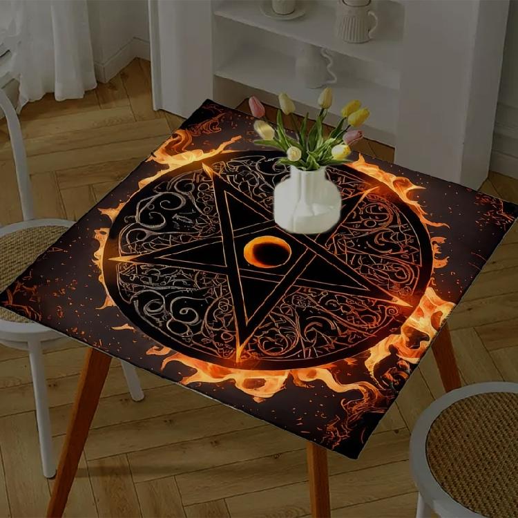 Multifunctional Tarots Card Table Cover Square Decorations Tarots Tablecloth Witchcraft Divination Altar Table Cloth
