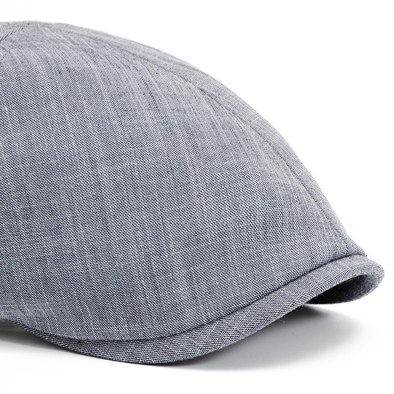 Cap Men's Spring Summer British Beret Sunscreen Sun Hat Forward Hat Newsboy Hat