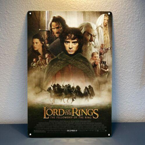 Fellowship Of The Ring Movie Metal Poster Tin Sign 20x30cmaluminum 20x30cm(7.8x11.8inch)