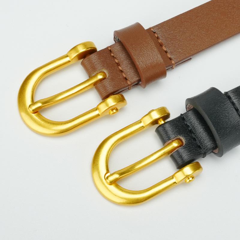 Women's Belt Belt New Can Be Made of Cowhide Belt