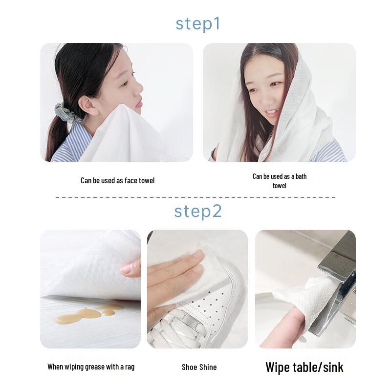 Portable Disposable Compressed Towel - 5 Pack