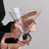 Transparent Wine Glass Short Foot Juice Cup Creative Cocktail Glasses  Iced American Coffee