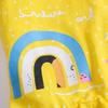 Spot Goods Yellow Summer Crew Neck T-shirt Short Sleeve Children's Clothing