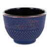 2 tasses en fonte bleu et bronze - 0,15 L