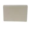 Used 9921 Business Card Holder 468994 7946 Grain Powder Textured Leather Bifold Logo Ivory Unisex from Japan AUTHENTIC