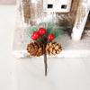 Festive Pine & Berry Cone Inserts: DIY Gift Box Accessories