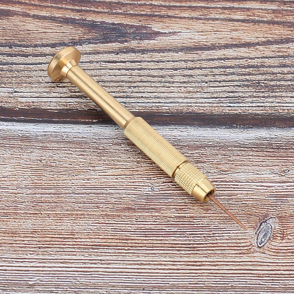Multi Function Screwdriver Watch Glasses Repair Tool Accessory (Gold Slot Type Screwdriver)