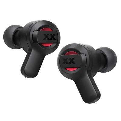 JVC Kenwood Wireless Bluetooth Earbuds with Deep XX and Up To 24 Hours of and Bluetooth Red HA-XC62T-R Bass, Series, Mic, 4.4g (per Ear), Playback,