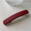 Women Korean Style Temperament Hair Clip Girls Simple Hairpin Korean Colorful Matte Barrette Hair Styling Ponytail Accessories