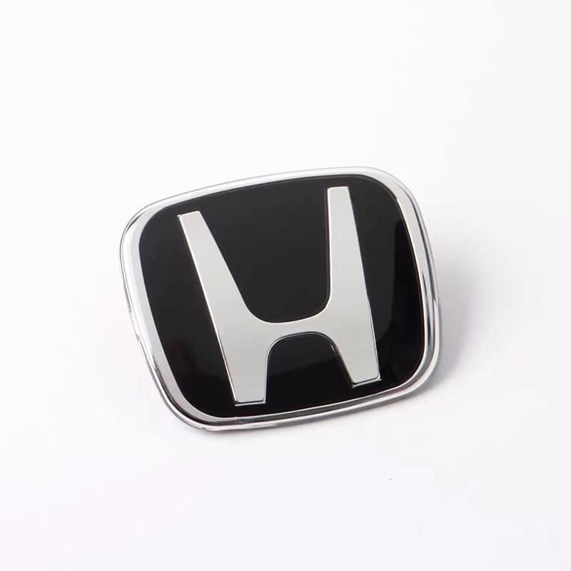 AAAHS1 Car Steering Wheel Emblem H-Sticker For Honda Civic Accord City CRV Jade Fit Odyssey Hybrid Red Black Blue Interior Modification
