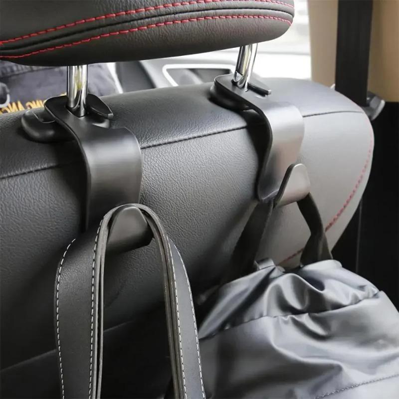 Car Seat Hook Multifunctional Car Clips Front Seat Headrest Storage Rack Auto Fastener Hangers Car Storage Interior Accessories