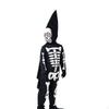 Halloween Skeleton Jumpsuit Kids Costume Cosplay Pajama with Gloves Scary Skull Outfit for