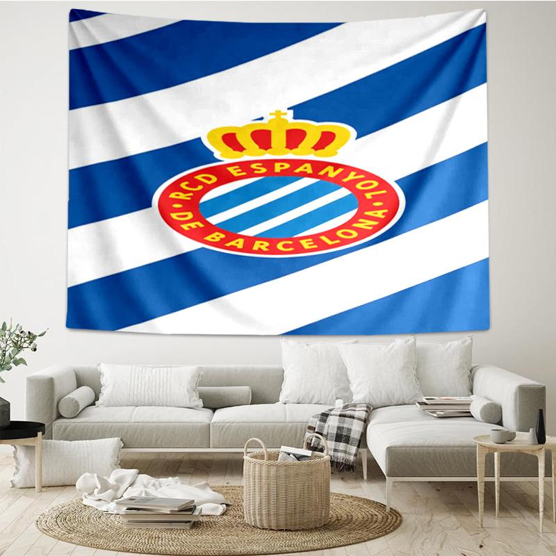 Real Sociedad Crest Design Tapestry Hanging for Bedroom,Livingroom, Playroom,Decor Art Room Wall Tapestry Holiday and Birthday Gifts