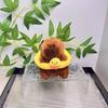 Plush Capybara Stylish Pendant Keychain Adorable Stuffed Animal For Bag Decoration