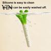 Flexible Silicone Toys for Kittens Scallion Cat Toy, Kitten Chew Toy with Silver Vine And Crinkle Pet Supplies Cats Paper, Teeth Cleaning Indoor