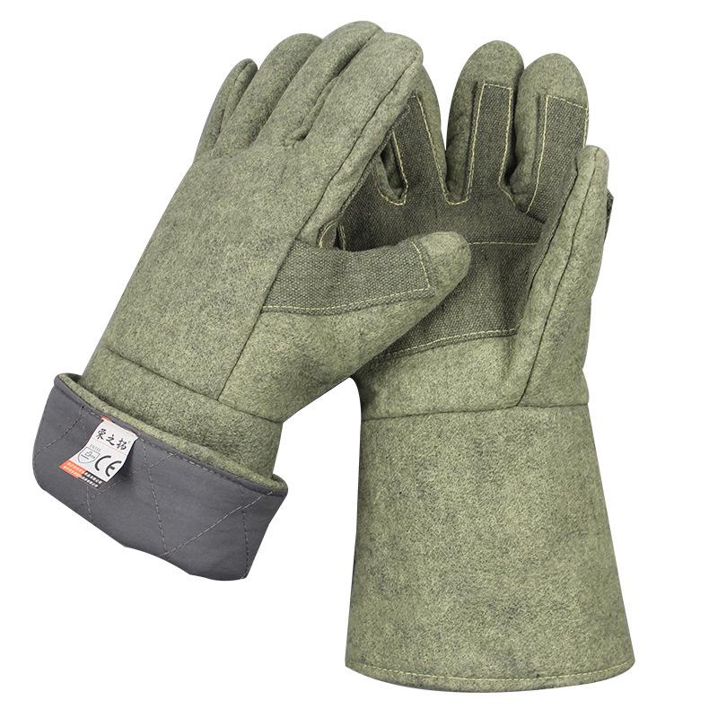 High-Temperature Resistant Fireproof Gloves for Industrial Use – 500°C Protection
