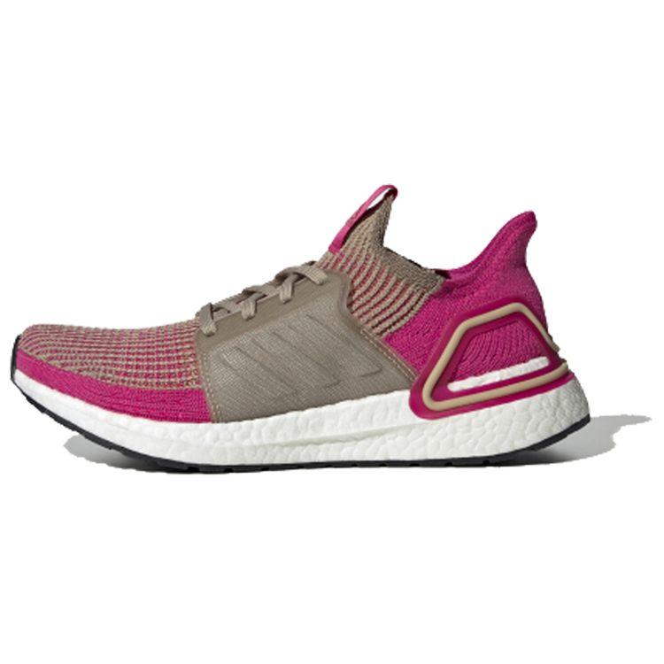 

adidas UltraBoost 19 Trace Khaki Magenta Женские кроссовки Коричневые Real-Magenta Shock Pink G27497