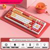 98-Tasten Kabellose Bluetooth Tri-Mode Mechanische Tastatur mit Blauen, Schwarzen, Braunen, Roten Schaltern - RGB für Gaming, Büro, Esports, Mädchen.