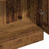 Vidaxl Szafka, Stare Drewno, 82,5X30,5X185Cm, Materiał Drewnopochodny