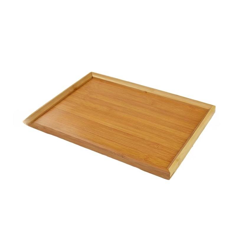 ZISIZ Japanese Style Bamboo Wood Serving Tray