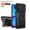 Slide Camera Cover Compatible for Tecno Spark 10 Pro 4G Case With Built-in Ring Stand and Folding Stand