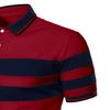 Fashionable Summer Casual Polyester Fiber Slim Fit Short Sleeved Shirt Suitable for Outdoor Quick Drying Men's Polo Shirt