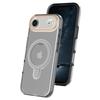 For iPhone Air Magnetic Case with Kickstand TPU+PC Shockproof Phone Cover