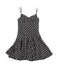 PHILLY Switching Check Flare Camisole Dress F Black [WEGO] Women's