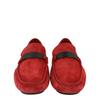 Salvatore Ferragamo Switch Suede Drivers Red