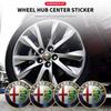 4Pcs 56mm Car Wheel Center Hub Caps Logo Sticker For Giulia Stelvio Giulietta 156 159 147 Mito Tonale Brera Disco V