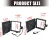 1 Pair Snap On Square Bumper Plugs End Cap Cover Dust Proof Insect Guard For Travel Trailers Campers Easy Installation