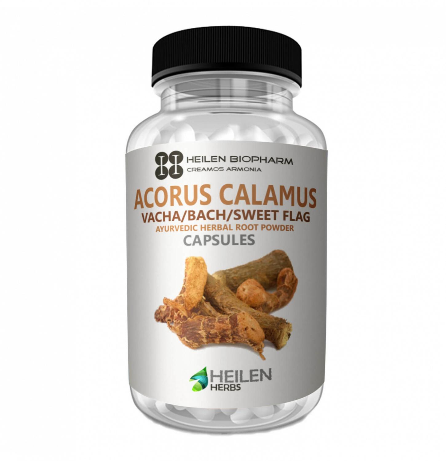 

Корінь Аїра болотного (180 кап, 500 мг), Acorus Calamus, Heilen Biopharm