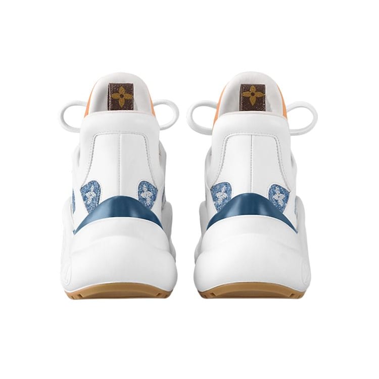 LOUIS VUITTON Archlight Low top Casual Shoes Women's White Blue 1ACHUP