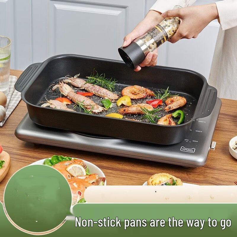 Rectangular Non-Stick Roast Fish & Grill Plate
