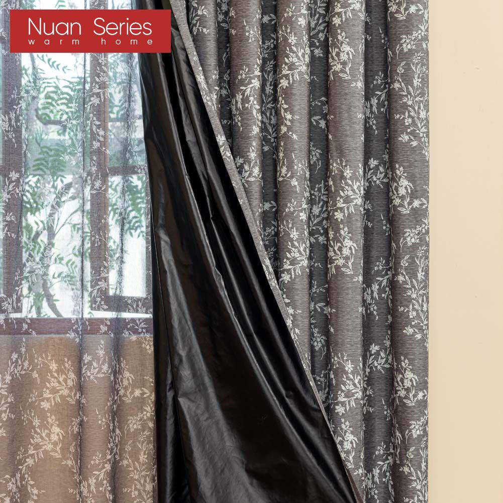 1PC Nuan Series French Antique Style Versatile Printed Curtains Full Blackout Curtains for Bedroom Living Room Balcony Window for Home Decor