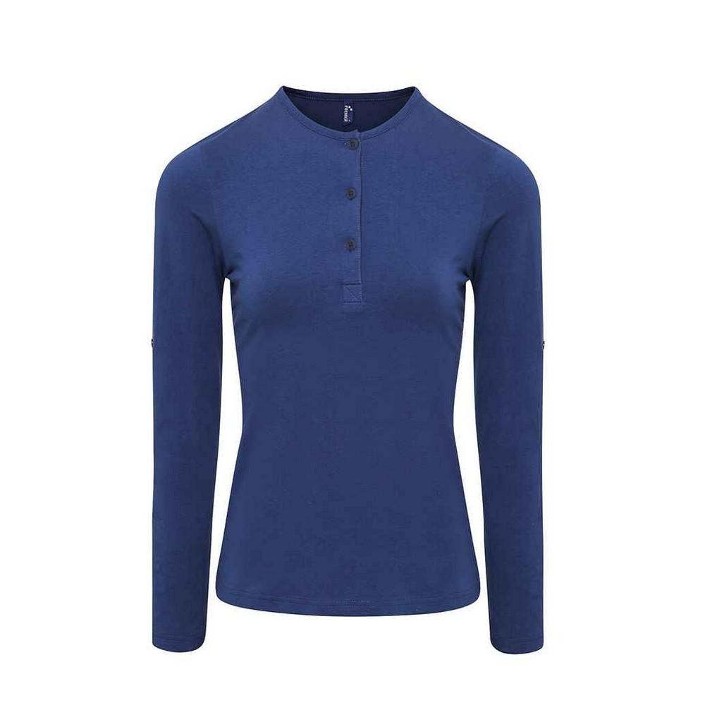 Premier Dámské/Dámské tričko John s jednoduchým rolovacím rukávem