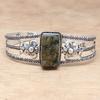Labradorite Drusy Gemstone Handmade Jewelry Cuff Bracelets 7''Adjustable