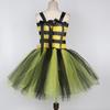 Flower Bee Girls Net Gauze Skirt Princess Skirt Dress Children's Performance Costume Set