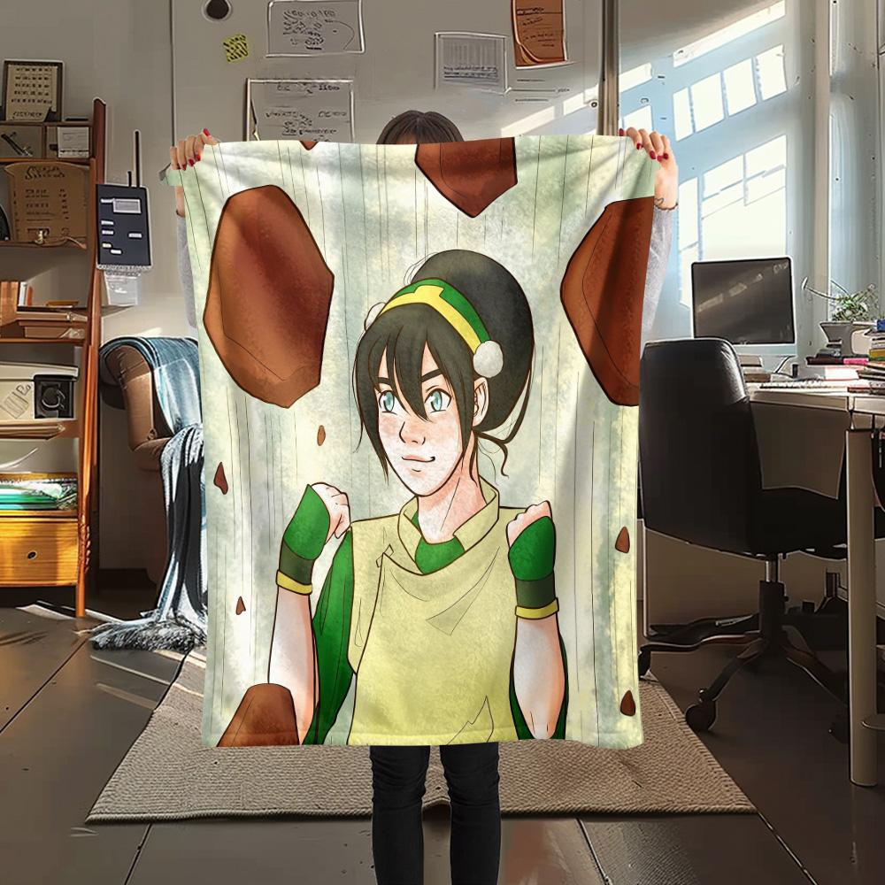 Avatar: The Last Airbender  Print Flannel Blanket, High Quality Comfortable for All Seasons, Home Decor, Warmth and Comfort