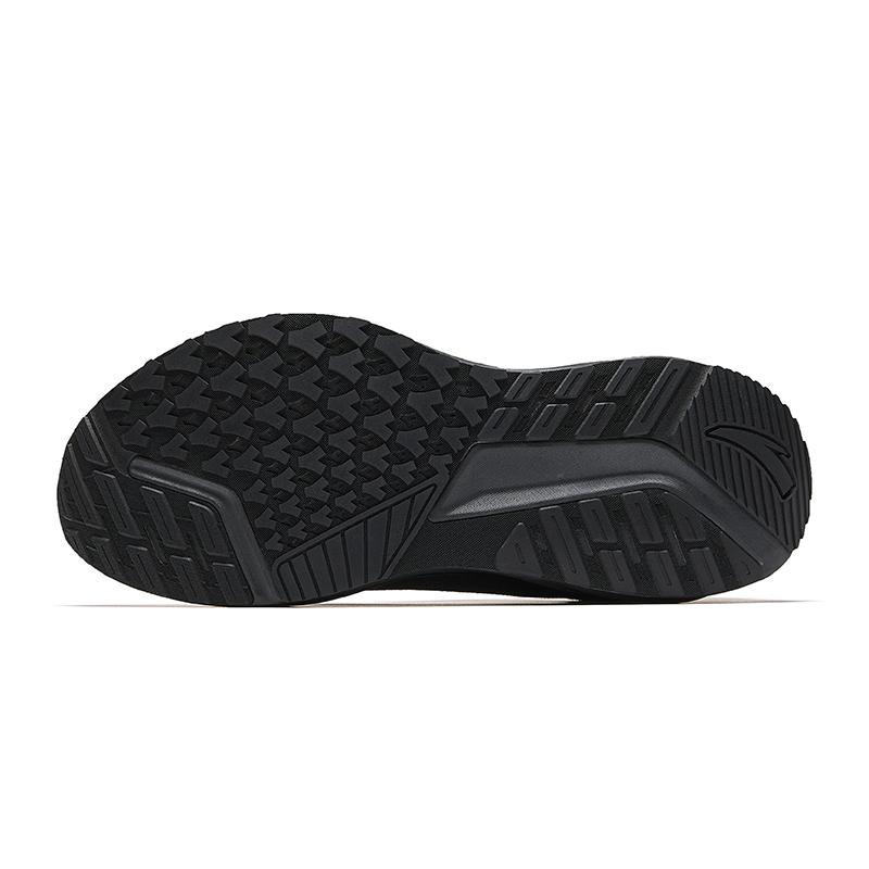 Anta Textile, Synthetic Leather Low top PG7 Casual Running Shoes Men's Black 112545545-9
