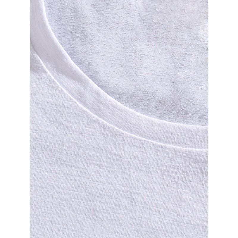 Fun Men's Short Sleeve T-shirt Summer T-shirt Top Pattern Breathable Clothing