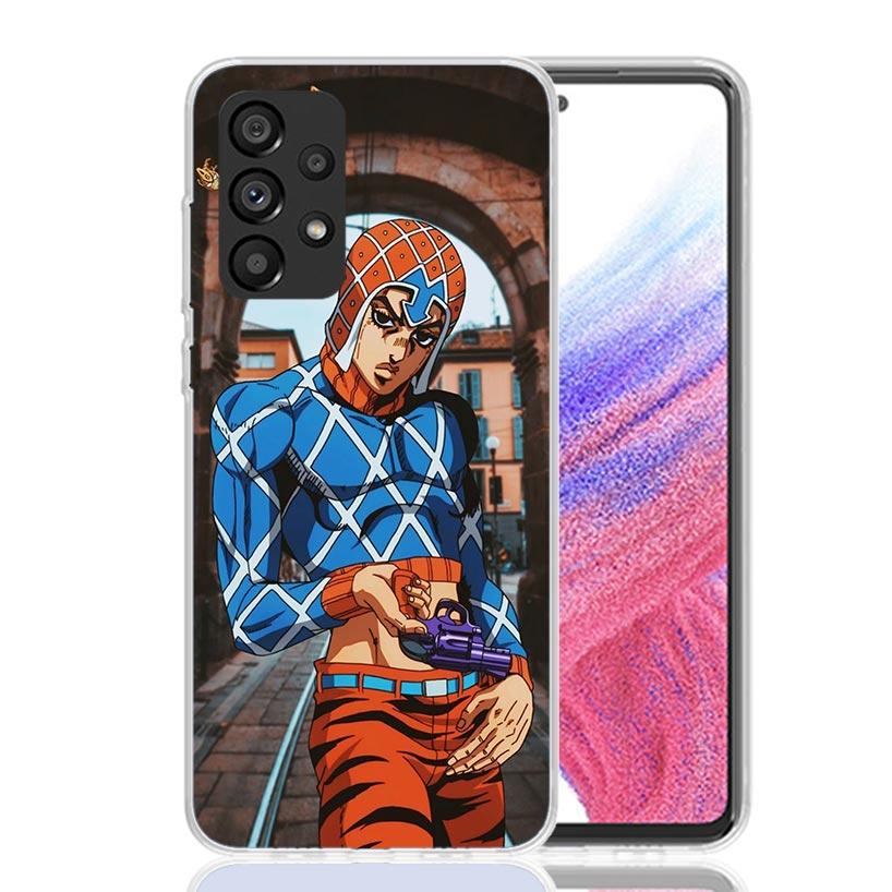JoJo Adventure Guido Mista Phone Case for Samsung Galaxy A52 A51 A50S A12 A22 A32 A72 A10S A30S A31 A71 Note 20 Ultra 10 Plus S1