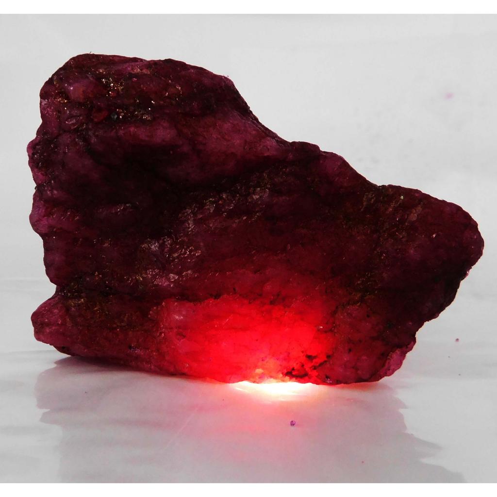 Red Ruby Huge Rough CERTIFIED 1085 Carat Natural Earth Mined Loose Gemstone AZ-64