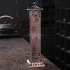 Antique Vertical Incense Tower for Burner Stand Portable Bronze Retro Incense Holder Storage Box Catcher Decor D57B