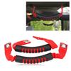 2Pcs Car Rr St Back Hdrest Grab Handle Set with Hole for   NaWrangler 1995-2017 Red