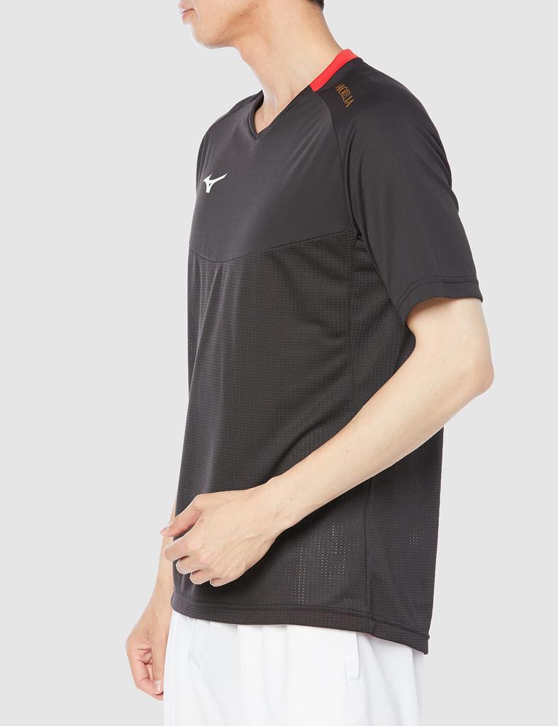 Mizuno Soccer Wear Hybrid Field Shirt P2MA1002 Size L Black,