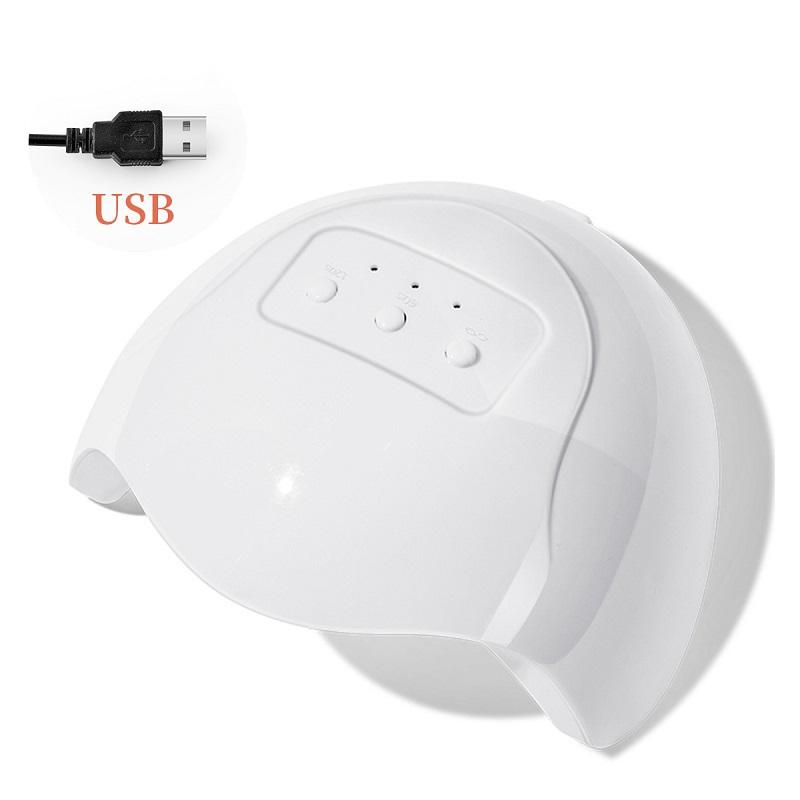 

36 Вт USB лампа для сушки ногтей УФ-светодиодная лампа для лака с 2 настройками таймера