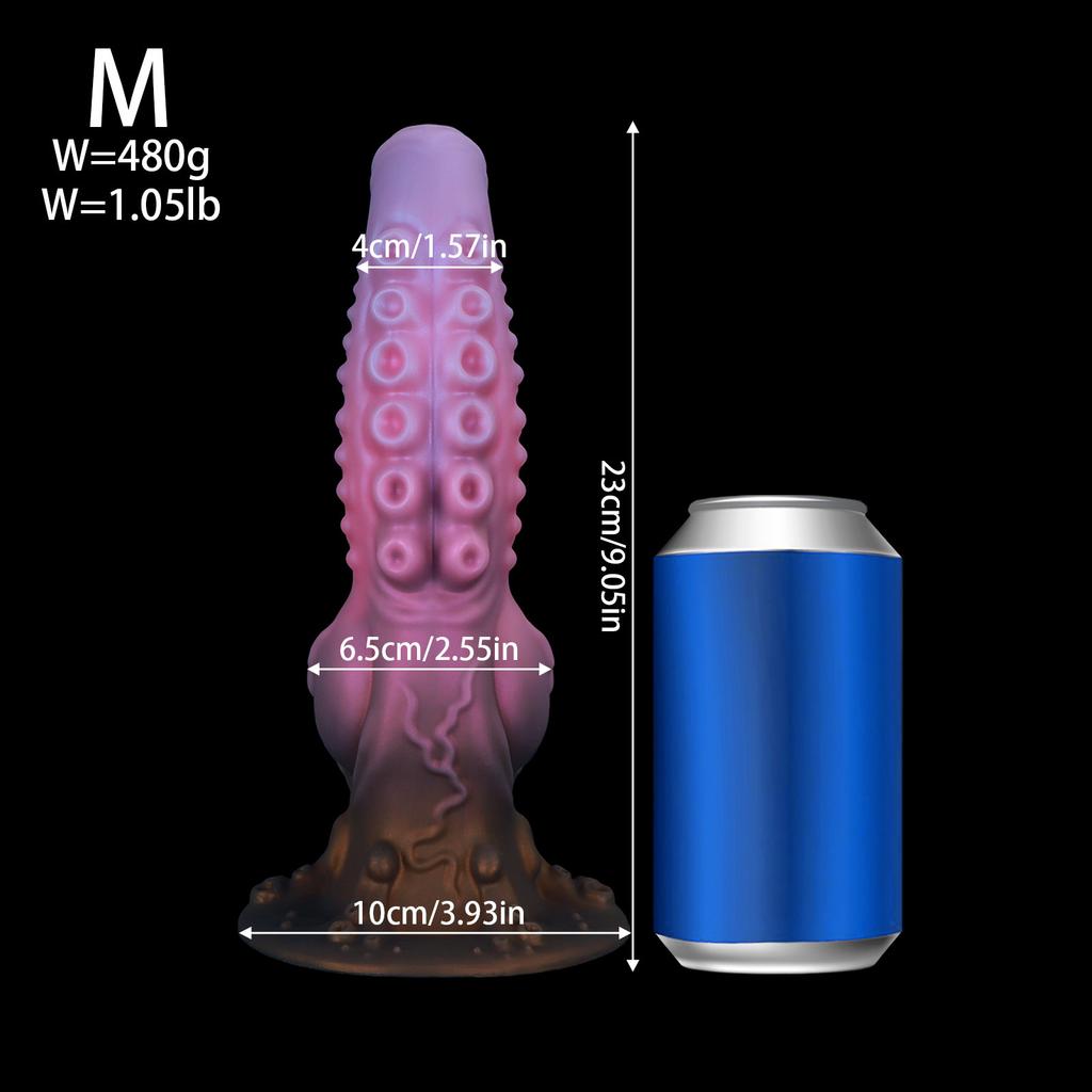 Octopus Tentacle Anal Plug - Alien Silicone Butt Plug for SM Stretching, Fantasy BDSM Toy, Unique Adult Product for Men & Women