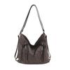 Casual Shoulder Bag Texture Personalized Double Back Class Large-capacity Bag Women's 2025 New Simple Commuter Tote Bag